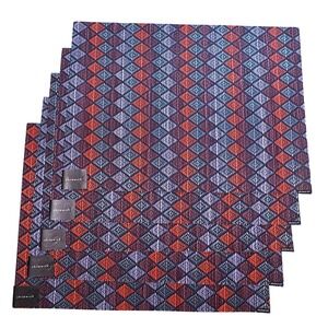 Chilewich Gemstone Woven‎ Placemats Set of 5 Multicolor Diamond 14x19 100660-002
